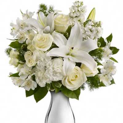 Shimmering White Bouquet