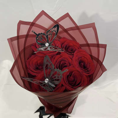 Rose Wrapped Bouquets