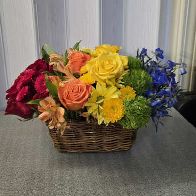 Sunset garden basket