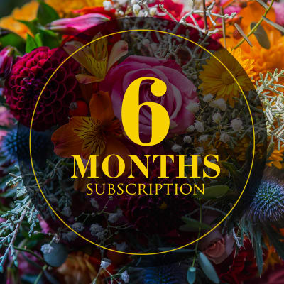 Monthly Flower Subscription - 6 Months