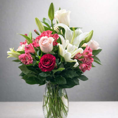 Blushing lily garden