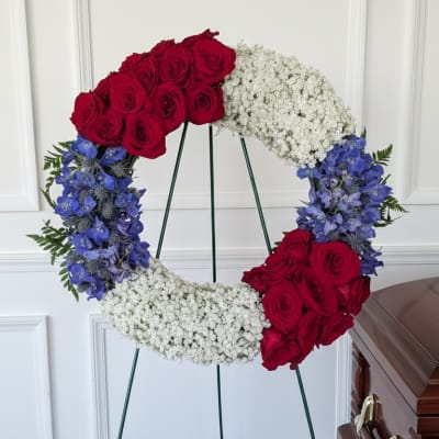 Circle of Honor Floral Wreath