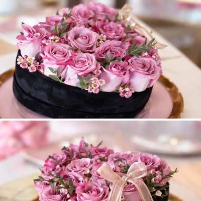 Garden Style Lilac Rose Arrangement – Placentia, CA