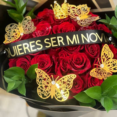 Personalized bouquet.