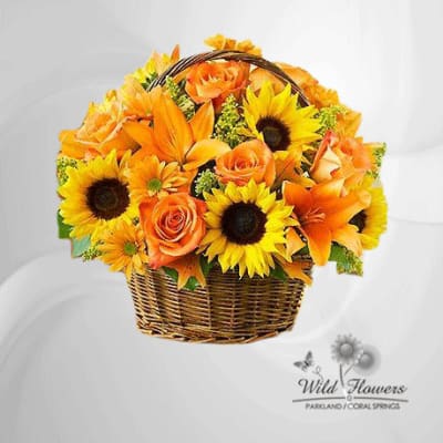 Autumn Basket of Sunshine