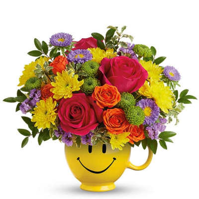 Be Happy Bouquet Colorful