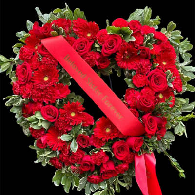 Ruby Remembrance Heart: