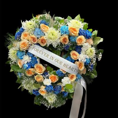 Open Heart with custom ribbon