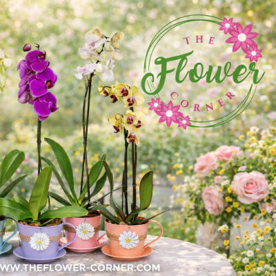 Spring Orchid Tin Garden