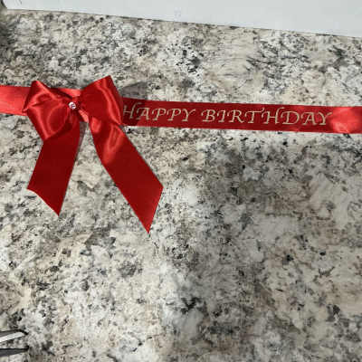 Personalized ribbon