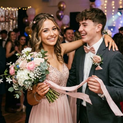 Prom handheld bouquet