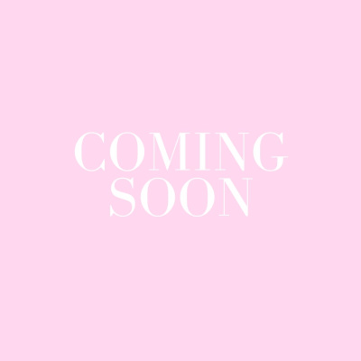 Pink placeholder screen with the words "COMING SOON"