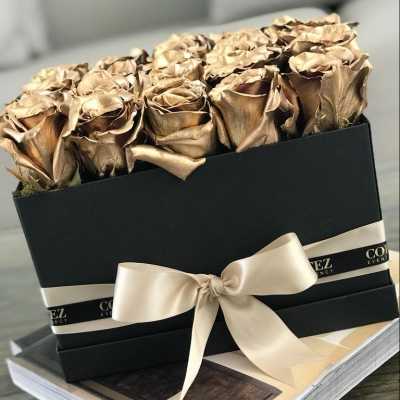 Gold Roses Box