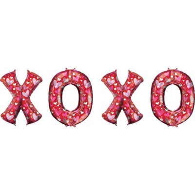 XOXO 34-Inch Letter Balloons – Perfect for Love & Celebration Decor