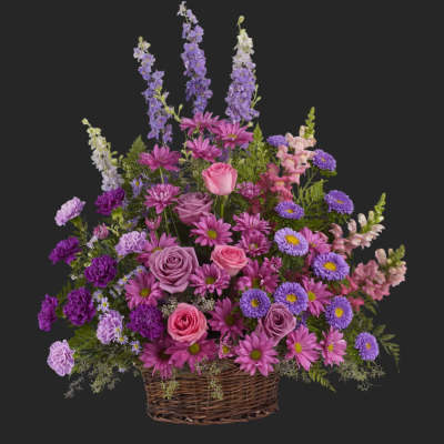 Gracious Lavender Basket