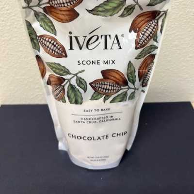 Bag of Iveta chocolate chip scone mix