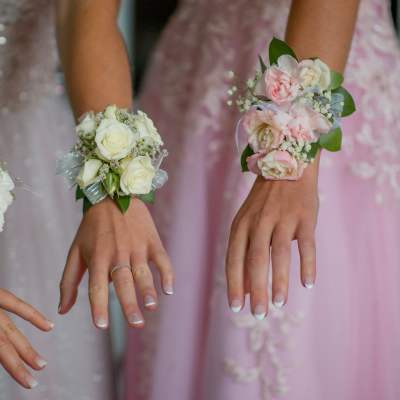 Wrist corsage, your choice of colors