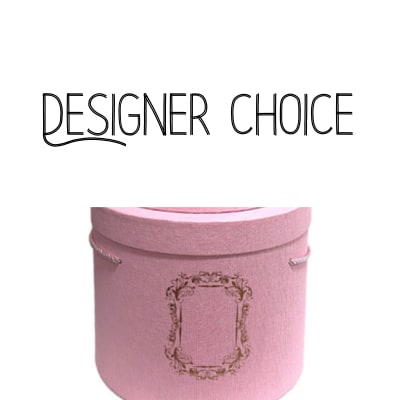 Designer’s Choice- Blush Hat Box
