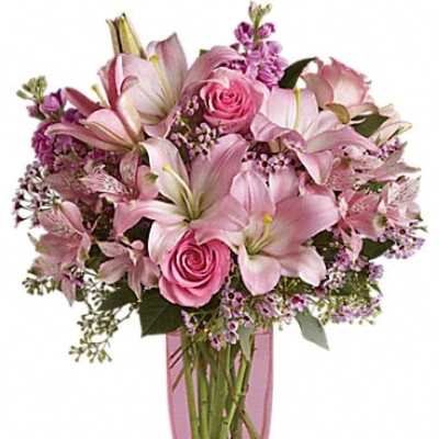 Teleflora's Pink Pink Bouquet with Pink Roses