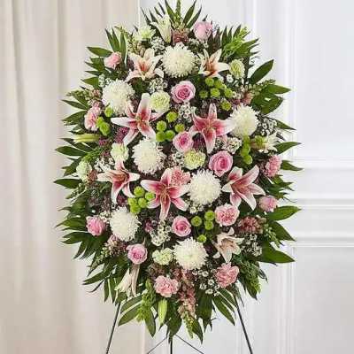 Pastel Sympathy Standing Spray