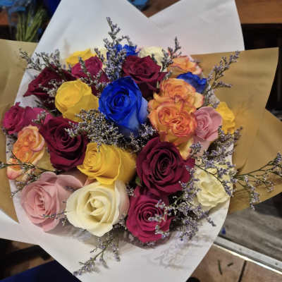 mixed roses