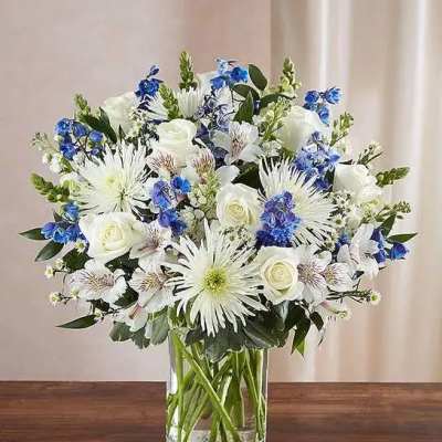 Sincerest Sorrow Blue & White