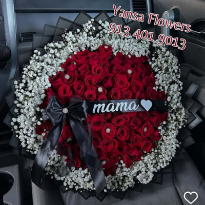 100 Dark Passion Bouquet