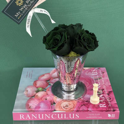 Mr. Bean. (PRESERVED ROSES)