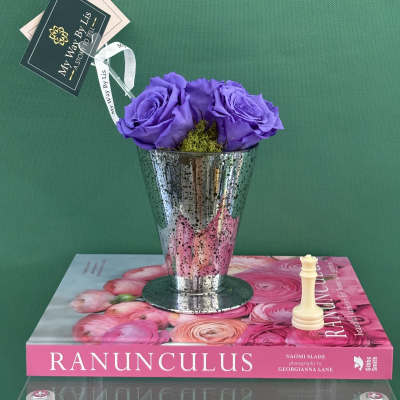 Purple Rain. (PRESERVED ROSES)