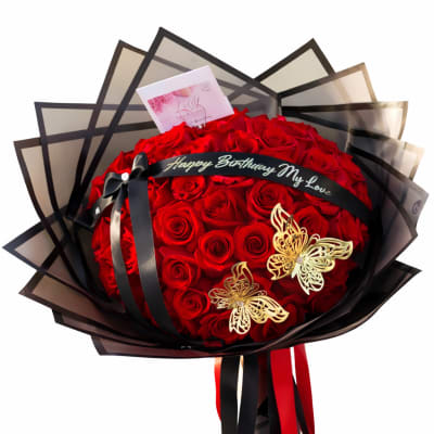Eternal Love Red Roses Bouquet