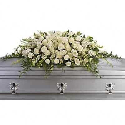 Purity and Peace Casket Spray