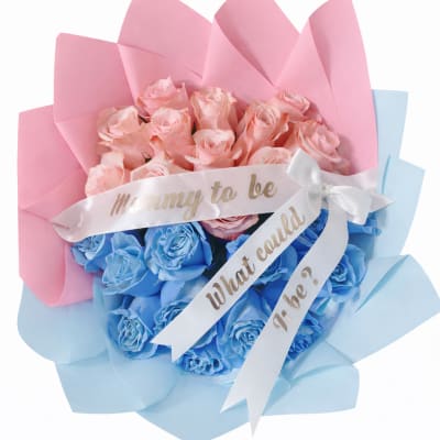 Baby Reveal Elegance bouquet