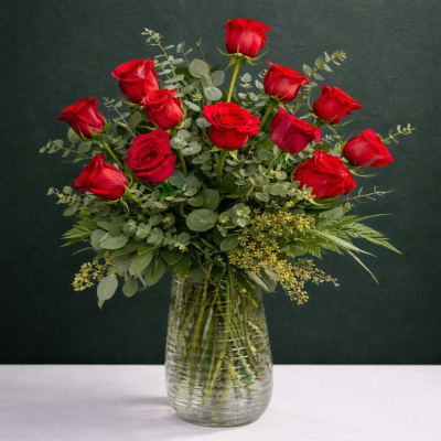 One Dozen Red Roses