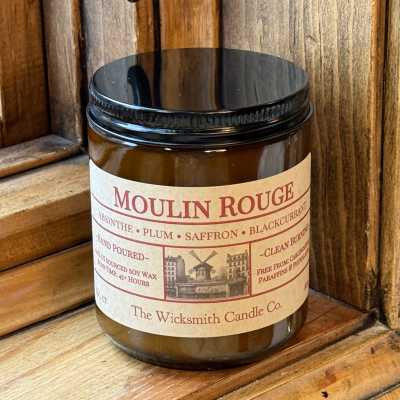 Moulin Rouge Candle - Absinthe, Plum, Saffron, Black Currant 8 oz.