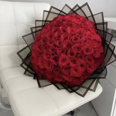 Red Luxe Ramo Buchon - 100ct