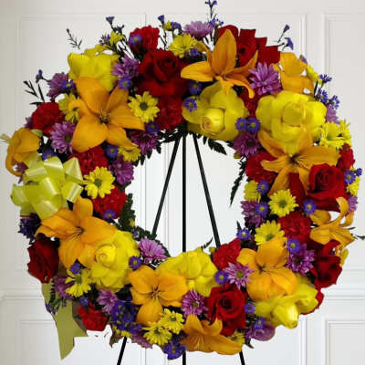 Bright colors Wreath