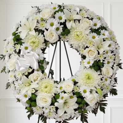 Lasting Serenity Wreath by Manny