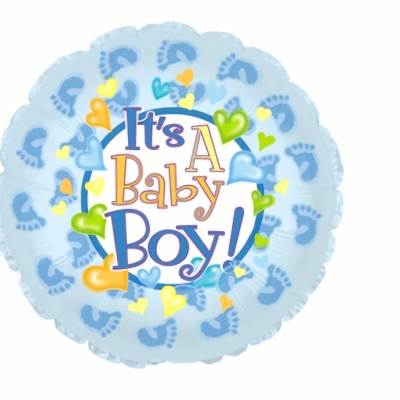 Baby Boy Mylar Balloons