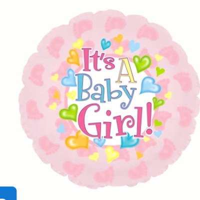 Baby Girl Mylar Balloons