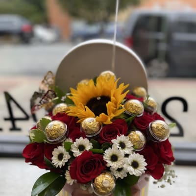 Dazzling Chocolates and Roses