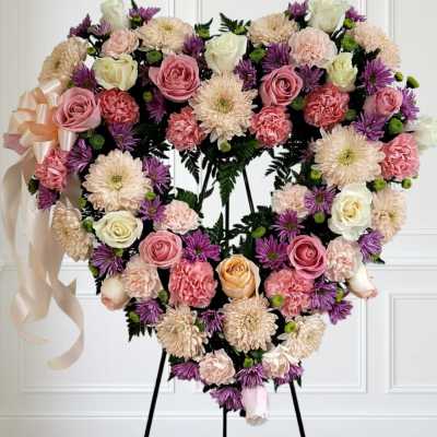 Soft color Open Heart