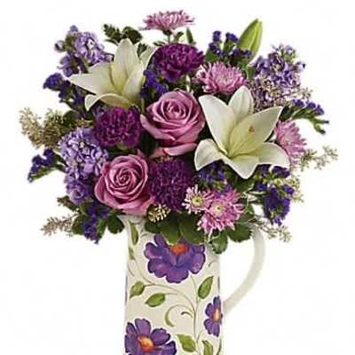 Teleflora's Garden Pitcher Bouquet
