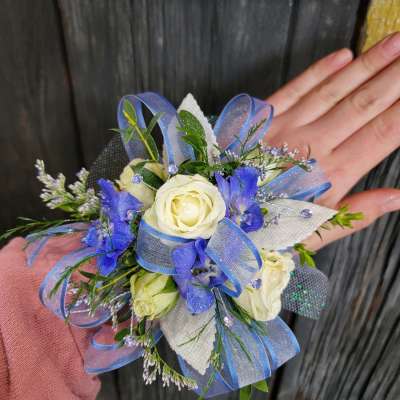 Blue Corsage