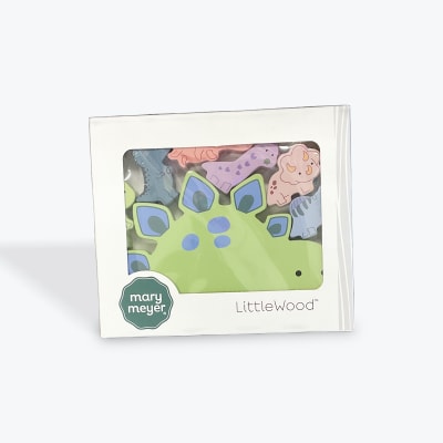 Packaged Mary Meyer Littlewood dinosaur plush toy