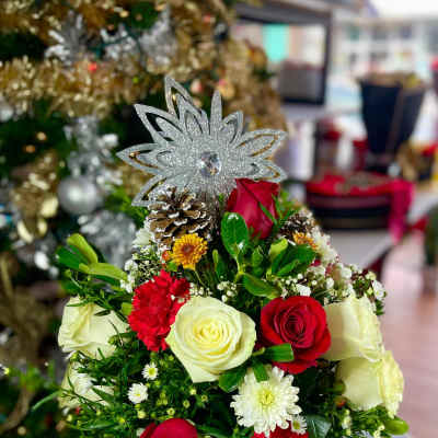 FLORAL CHRISTMAS TREE