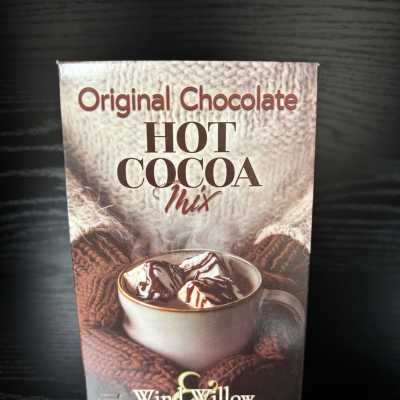Box of original chocolate hot cocoa mix