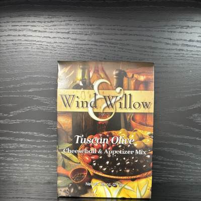 Box of Tuscan Olive cheeseball and appetizer mix