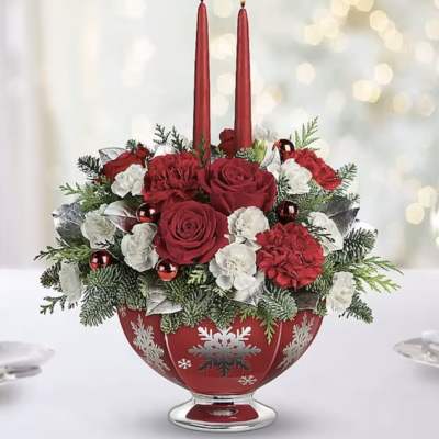 SILVER AND JOY CENTERPIECE