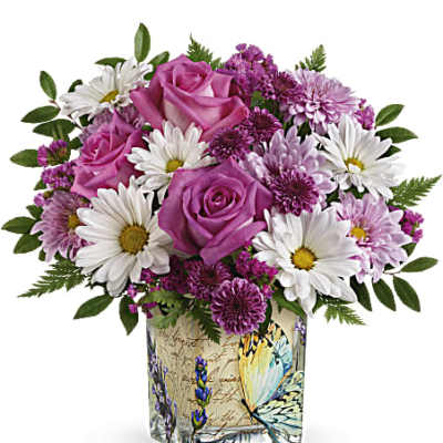 Teleflora's Vintage Butterfly Bouquet