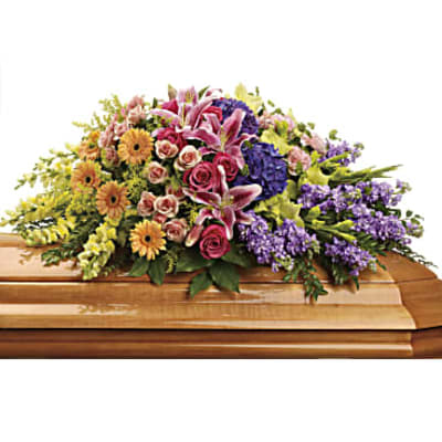 Garden of Sweet Memories Casket Spray